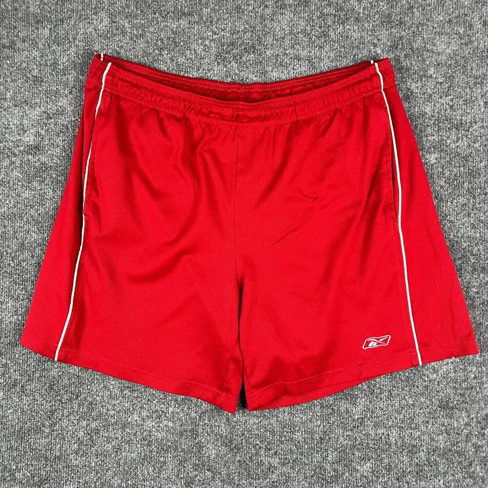 RBX Athletic Shorts Mens‎ XL Red Moisture-Wicking Running Training Gym
